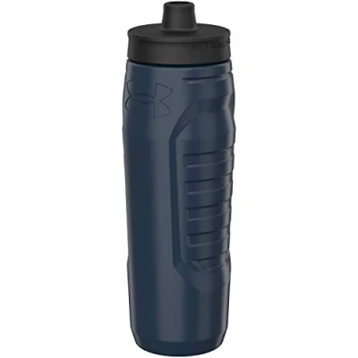 Image de Under Armour Sideline Bouteille d&#039;eau compressible, conçue avec couvercle Quick Shot, hydratation rapide et facile, 946 ml
