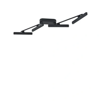 Image de Lindby spot LED Eldrin, noir, à 4 lampes, points lumineux