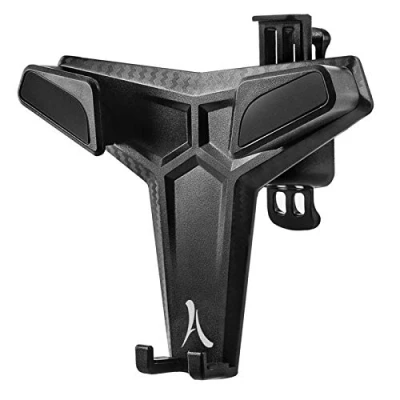 Image de Support voiture sur grille d&#039;aération avec clip pivotant pour Smartphone jusqu&#039;à 6,5&quot; orientable 360 noir