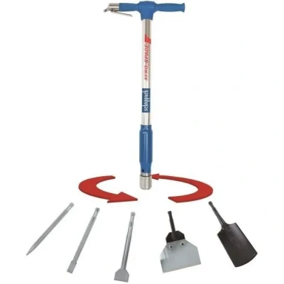 Image de Beche pneumatique universelle 5 en 1 SCHEPPACH AERO 2 SPADE Fer forgé Pression de travail 6,3 bars
