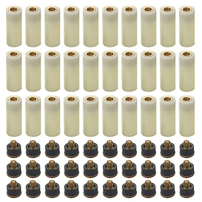 Image de BGTXINGI Lot de 30 Embouts Queue Billard avec à Visser (Embout Marron 10 mm)
