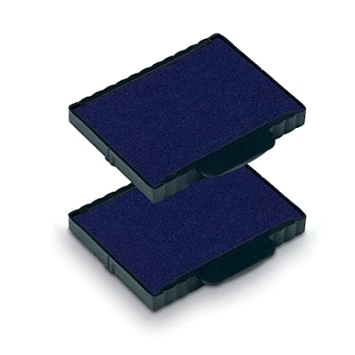 Image de TRODAT Lot de 2 Cassettes encreur rechange pour tampon 6/57B Bleu