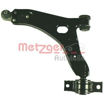 Image de METZGER 58041801 Bras de suspension avec rotule suspension, support en caoutchouc Essieu avant gauche, inférieur barre oscillant transversal