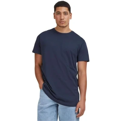 Image de Urban Classics Shaped LONG DO NOT USE Tshirt basique, Homme, Taille: Medium, Navy