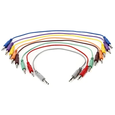 Image de Hosa Technology CSS 845 Pack de 8 câbles TS 6.3mm 45cm