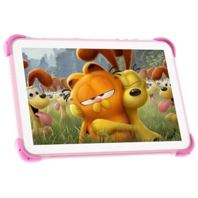 Image de Tablette Enfants 10 Pouces Éducative Avec Étui Stand, Android Enfant 32GB ROM 64GB Extensible WiFi 6 IPS Écran Contrôle Parental APP, Kids Tablet 3 12 (Rose)