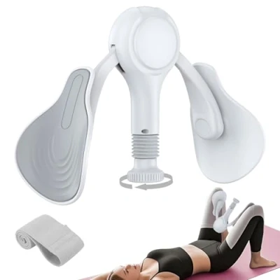Image de Élastique Musculation Fessier Appareil Jambes et Cuisses Booty Pulse Hip Trainer Kegel Thigh Master Femme Homme Fitness Maison