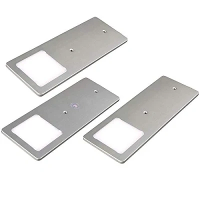 Image de Kalb Lot de 3 spots LED encastrables 5 W Très plats Avec fonction variateur tactile Blanc neutre