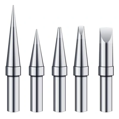 Image de pointes de soudure 5pcs pour fer à souder ET, remplacement ET Weller WES51 WESD51 WE1010NA PES51 (5PCS Tip Set)
