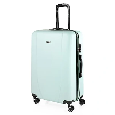 Image de ITACA Valise Grande Taille 23Kg Rigide Spacieuse XL pour Soute Avion Ultra Résistante avec Cadenas À Combinaison Idéale Voyages Longs Et Moyens Séjours, Vert Menthe