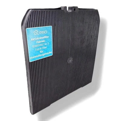 Image de DL pro Filtre à charbon actif compatible avec Falmec 103050107 N 3 Type B pour hotte aspirante