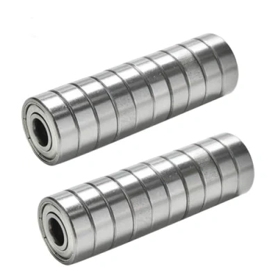 Image de TUZUK 20 Pièces 6800ZZ 10 x 19 5 mm Couvercle en fer scellé Roulement à billes rainuré section mince 6800 ZZ Roulements acier de machines