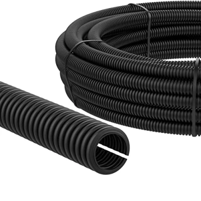 Image de AUPROTEC Gaine Annelée Fendue 2 5 10 25 ou 50 m Buse de Protection des Câbles Choix: (Ø int. 4.5 mm, 5m mètre)