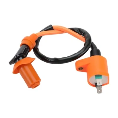 Image de GOOFIT Coude 135 Performance Bobine d&#039;allumage Remplacement pour GY6 50 CC 60 80 125 150 Scooter ATV cyclomoteur Go Kart