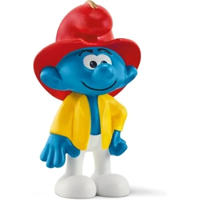 Image de Schleich Fireman The Smurfs Schtroumpfs Figurine, 20833, Multicolore, Medium