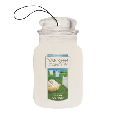 Image de Yankee Candle parfum pour voiture Car Jar, Clean cotton, lot de 3