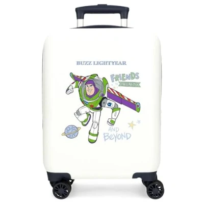Image de Disney Valise Rigide pour Enfant avec Fermeture à Combinaison latérale 4 Roues Bagage Main fabriquée en ABS, Un matériau et léger., Story Friends, Cabine