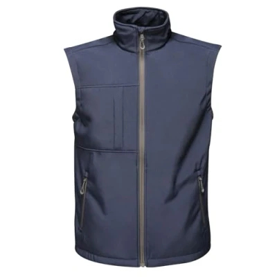 Image de Regatta Gilet Softshell sans manches Homme imperméable, respirant E Coupe Vent Octagon II Bodywarmers Bleu (Navy/Seal Grey), 4XL