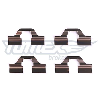 Image de TOMEX brakes TX 43 05 Kit d&#039;accessoires, plaquette de frein à disque RENAULT: MEGANE 4, 3 Coupe, 2, PEUGEOT: 208 I 3/5 portes