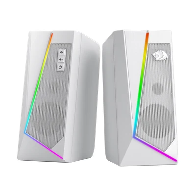Image de Redragon GS520 haut parleurs de bureau RVB, parleur stéréo PC 2.0 canaux avec 6 modes LED