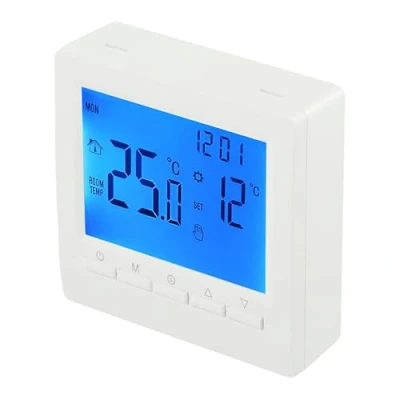 Image de Contrôleur de Thermostat, Thermostat Numérique Programmable 3 A Température Ambiante écran LCD Numérique, Rétroéclairage Bleu