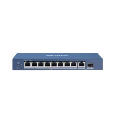 Image de Hikvision DS 3E0510P E/M commutateur réseau Non géré L2 Gigabit Ethernet (10/100/1000) Connexion Ethernet, supportant l&#039;alimentation via ce port (PoE) Bleu Neuf