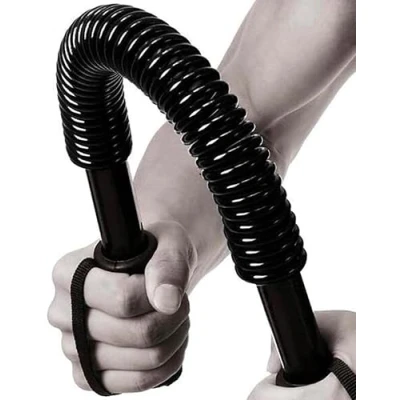 Image de Barre de puissance 50 kg power bar à ressort pour bicipients triceurs fitness maison reste en forme avec