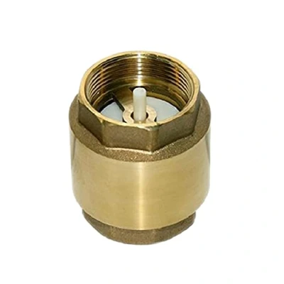 Image de Clapet anti retour en laiton. Vanne filetage 3/4 &quot; laiton, diamètre 25 mm, pour contrôle de l&#039;eau.