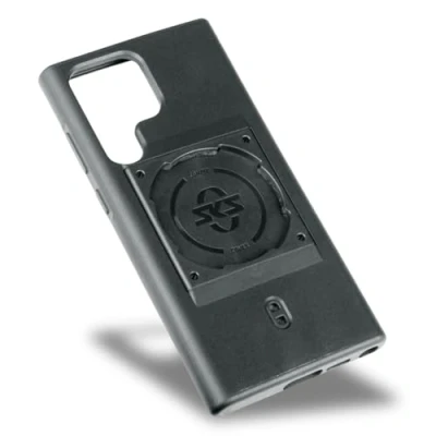 Image de SKS GERMANY Coque de protection unisexe pour adulte Samsung S23 Ultra Système COMPIT (agréable au toucher, absorption des chocs, avec dispositif fixation, en plastique résistant à l&#039;usure), noir,