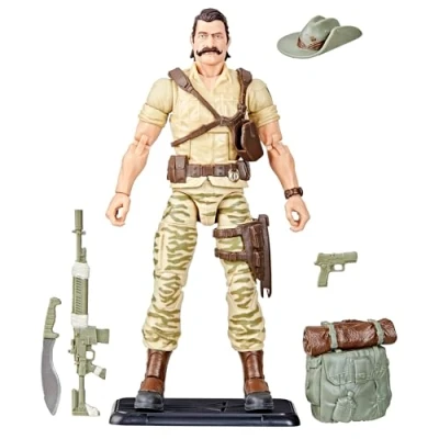 Image de G.I. Joe Classified Series Retro Cardback Recondo Figurine de collection 15,2 cm avec 7 accessoires