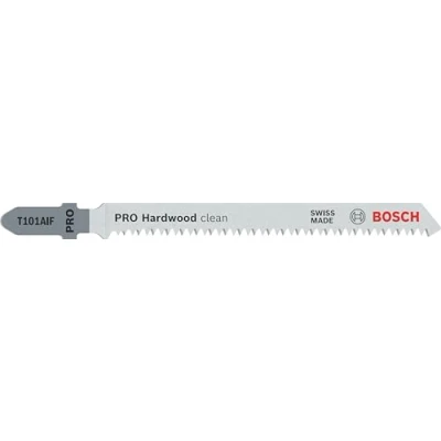 Image de Bosch lame de scie sauteuse pour bois dur T 101 AIF BIM Clean for Hard Wood 5 pièces 2608634897