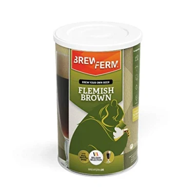Image de Brewferm Kit de Bière Flemish Brown Biere a Faire soi Meme 12 litres Brune foncée très aromatique avec des Notes réglisse et Une teneur en Alcool modérée
