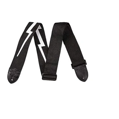 Image de Fender 099 0613 106 Sangle Poly Lightning Bolt en noir