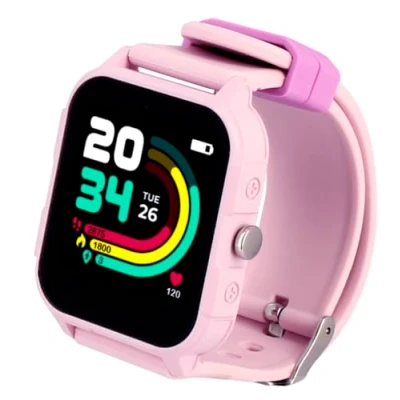 Image de KURIO Montre connectée Rose Smart Watch pour Enfant et Adolescent recommandée par Gulli A partir de 6 Ans