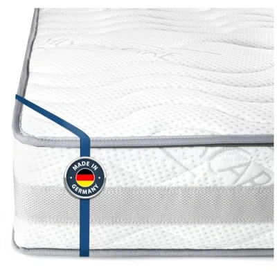 Image de BMM Matelas Comfort 23 de Taille 120x190cm, H2 Medium/Matelas en Mousse Froide certifié Öko Tex/Matelas Ergonomique à 7 Zones, Hauteur 23cm, / Fabriqué Allemagne
