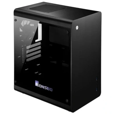 Image de Jonsbo RM3 Micro ATX Gehäuse, Tempered Glass Schwarz