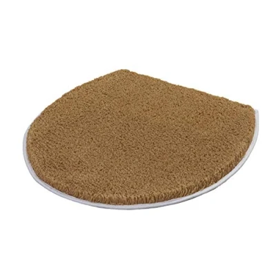 Image de Kleine Wolke 8888271104 Soft Tapis pour Abattant WC en Polyacrylique Taupe 47 x 50 cm