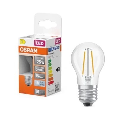 Image de OSRAM 4099854467103 LED CEE D (A G) E27 1.8 W blanc froid (Ø x H) 45.00 mm 1 pc(s)