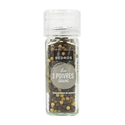 Image de Mélange de 3 poivres en grains Moulin 42g