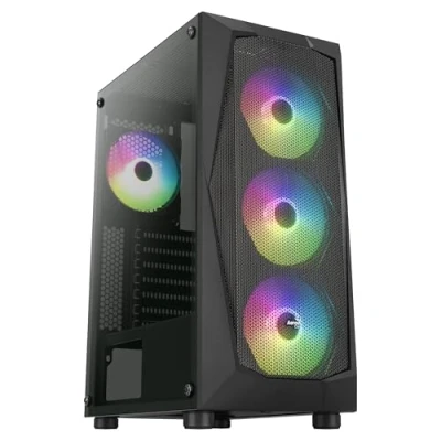 Image de Aerocool Falcon ARGB Midi Tower Noir Neuf