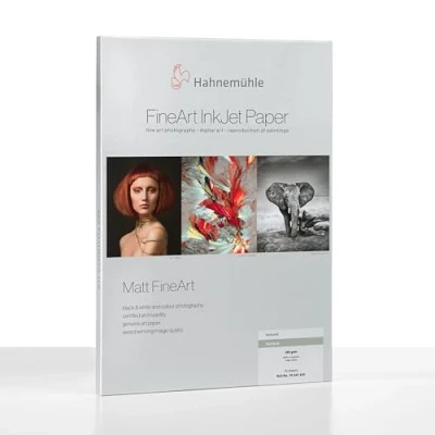 Image de Hahnemühle Digital Fine Art Torchon Papier 285 g/m², Blanc lumineux 210 x 297 mm clair