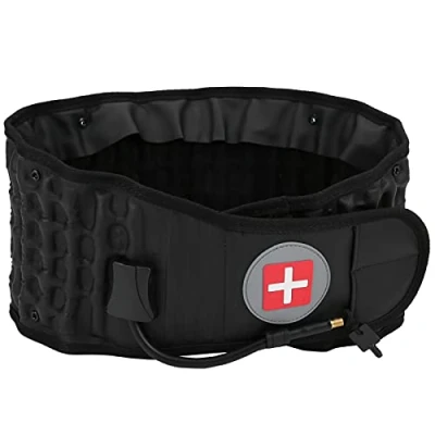 Image de 01 Ceinture de Soutien Lombaire, Dorsale décompression réduisant la Pression discale Dorsal Gonflable Taille réglable pour Le Lombaire Hommes et