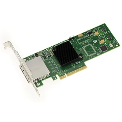 Image de KALEA INFORMATIQUE Carte contrôleur PCIe 2.0 SAS 6GB 8 Ports externes. Modèle OEM 2008 avec équerres High et Low Profile