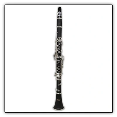 Image de Tuyama® TKB 177 Clarinette en Sib Ebonite Système Boehm 17 clés argentées Embouchure &amp; Valise de Transport inclu