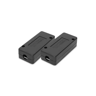 Image de DIGITUS Module de Connexion LSA Cat 7 2 pièces Blindé Borne Cat7 autodénudante AWG 22 à 26 pour câbles Ethernet, réseau, Pose, d&#039;installation Noir