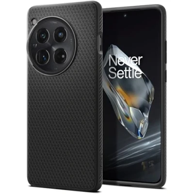Image de Spigen Liquid Air Coque Compatible avec OnePlus 12 Noir Mat