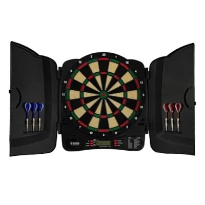 Image de KOTO Classic Electronic Dartboard, Jeu de fléchette électronique, Jeux avec flechette Souples, E Darts Multiplayer, 43 et Plus 320 Variantes, fléchettes électrique
