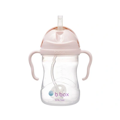 Image de b.box Tasse d&#039;Apprentissage Bébé Pour Boire Quel que Soit l&#039;Angle Couvercle Rabattable, Gobelet avec Paille, Prise en Main Facile Sans BPA, Passe au Lave Vaisselle Dès 6 Mois 240 ml