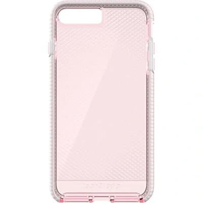 Image de Tech21 Evo Check Coque de Protection pour Apple, iPhone 7/8 Plus, Rose clair/Blanc