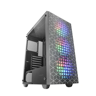 Image de Mars Gaming MC MAG, Boîtier ATX, Panneau Latéral Verre Trempé, Double Grille Magnétique Anti poussière Frontale + Supérieure, 3 Ventilateurs FRGB 120 mm, Refroidissement Liquide 360mm, Noir